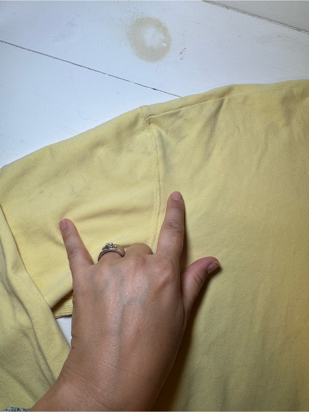 all in motion Light Yellow Crewneck Sweatshirt With Pockets - Picture 10 of 13